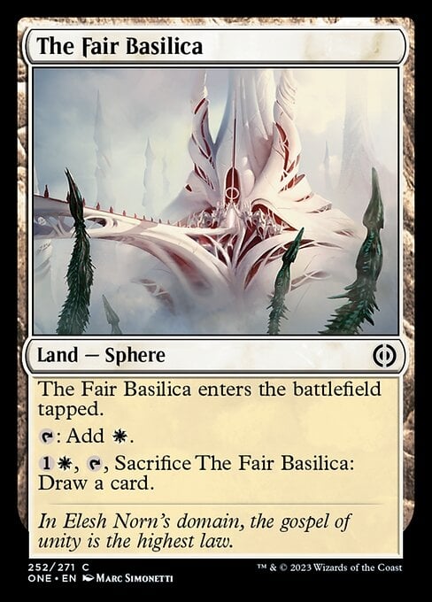 The Fair Basilica - Phyrexia: All Will Be One-(252)