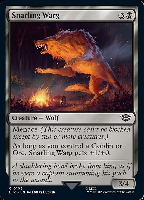 Snarling Warg - The Lord of the Rings: Tales of Middle-earth-(109)