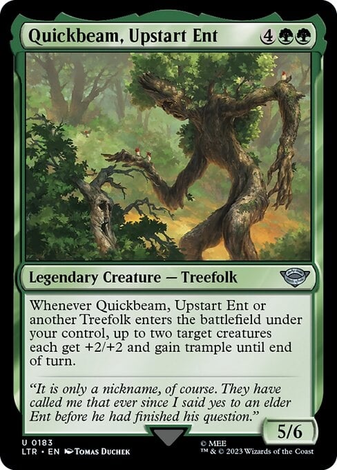Quickbeam, Upstart Ent - The Lord of the Rings: Tales of Middle-earth-(183)-Foil