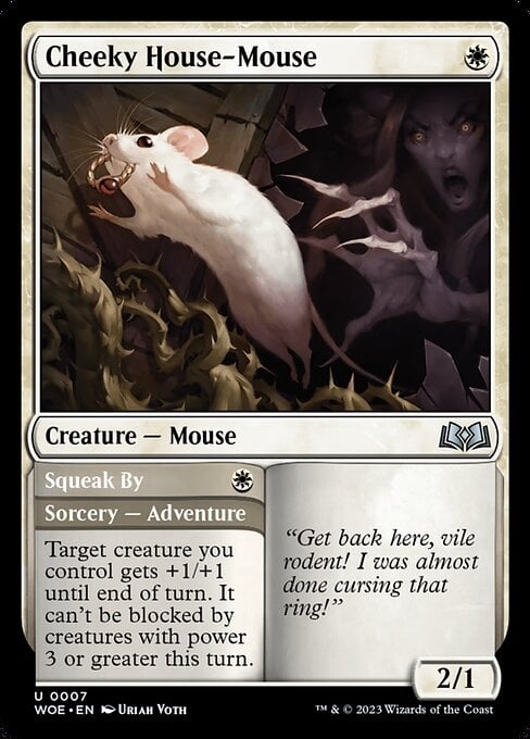 Cheeky House-Mouse // Squeak By - Wilds of Eldraine-(007)