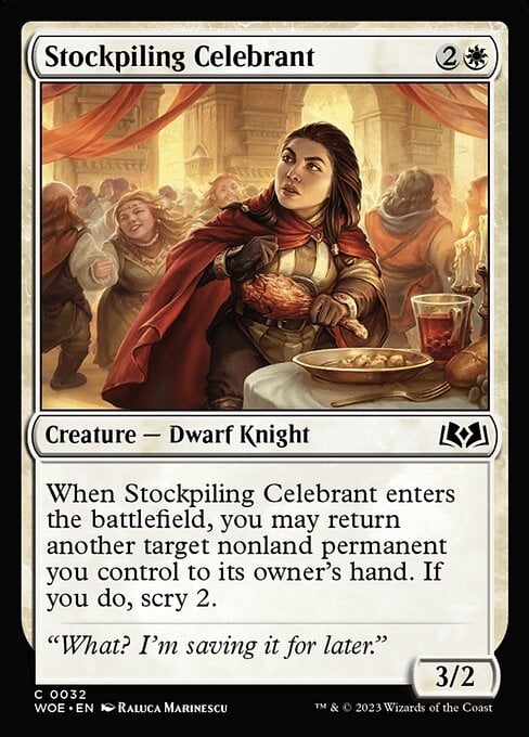 Stockpiling Celebrant - Wilds of Eldraine-(032)