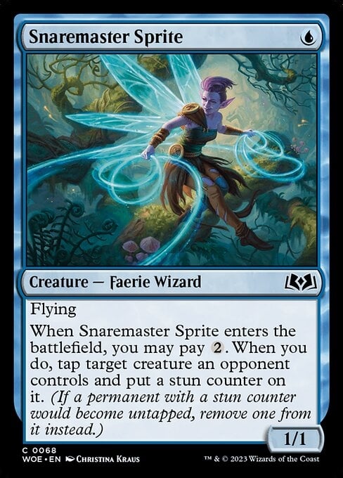 Snaremaster Sprite - Wilds of Eldraine-(068)