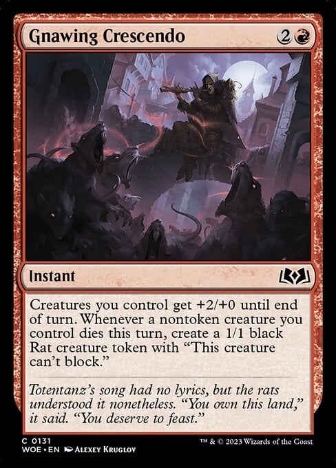 Gnawing Crescendo - Wilds of Eldraine-(131)