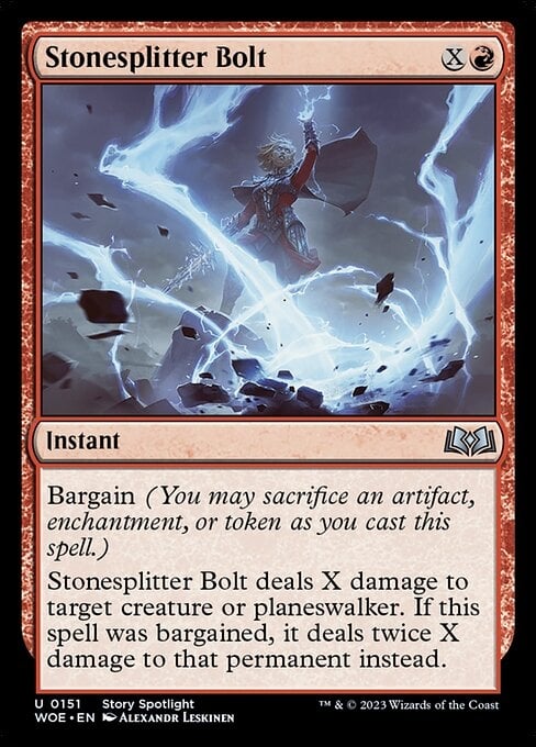 Stonesplitter Bolt - Wilds of Eldraine-(151)