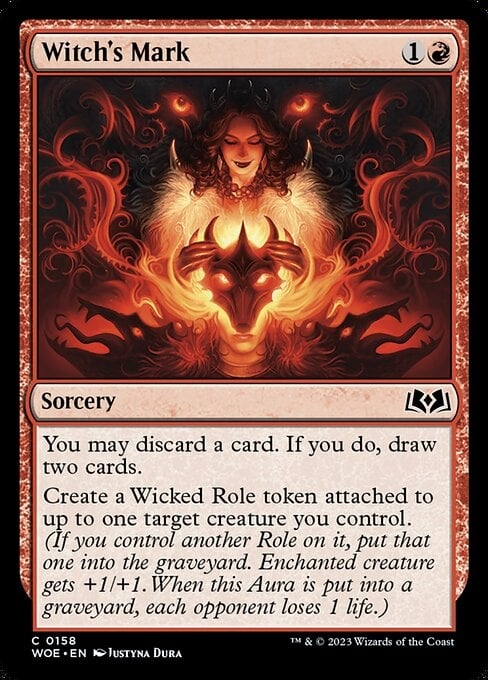 Witch's Mark - Wilds of Eldraine-(158)