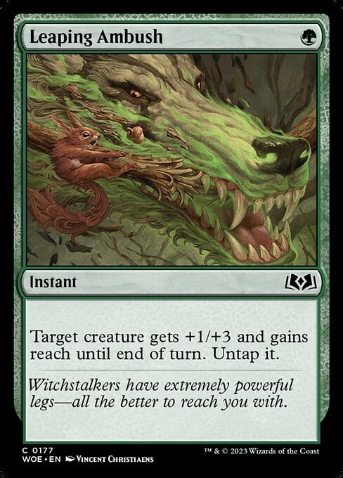 Leaping Ambush - Wilds of Eldraine-(177)