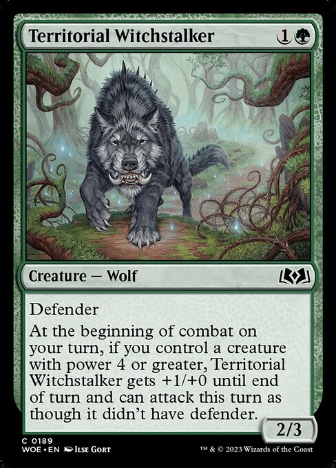 Territorial Witchstalker - Wilds of Eldraine-(189)