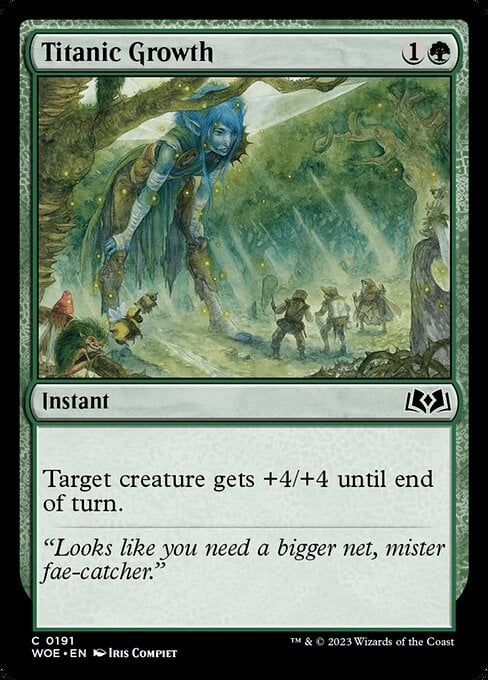 Titanic Growth - Wilds of Eldraine-(191)