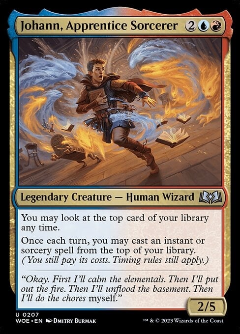 Johann, Apprentice Sorcerer - Wilds of Eldraine-(207)