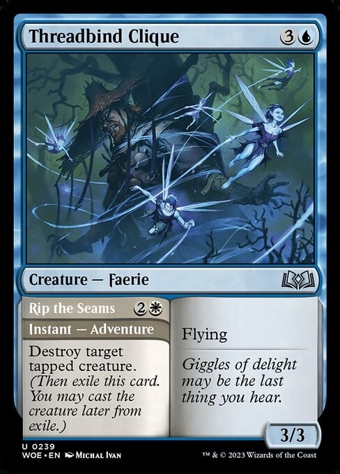 Threadbind Clique // Rip the Seams - Wilds of Eldraine-(239)