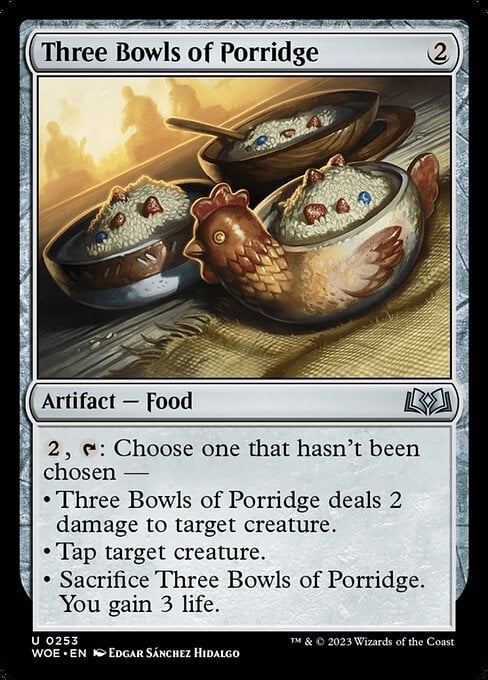 Three Bowls of Porridge - Wilds of Eldraine-(253)