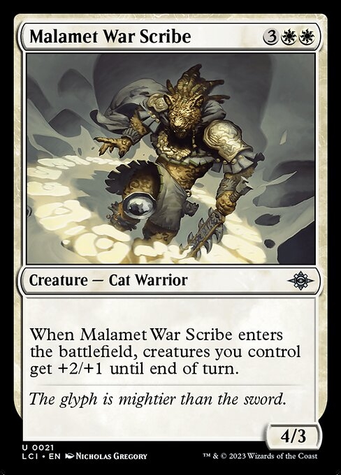 Malamet War Scribe - The Lost Caverns of Ixalan-(021)