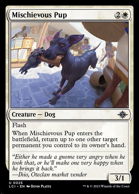 Mischievous Pup - The Lost Caverns of Ixalan-(025)
