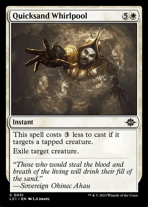 Quicksand Whirlpool - The Lost Caverns of Ixalan-(031)