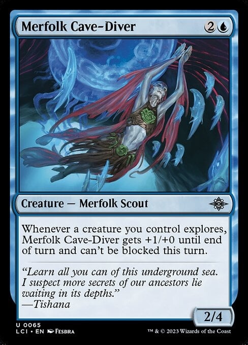 Merfolk Cave-Diver - The Lost Caverns of Ixalan-(065)