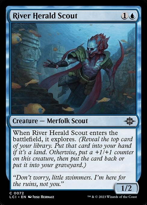 River Herald Scout - The Lost Caverns of Ixalan-(072)