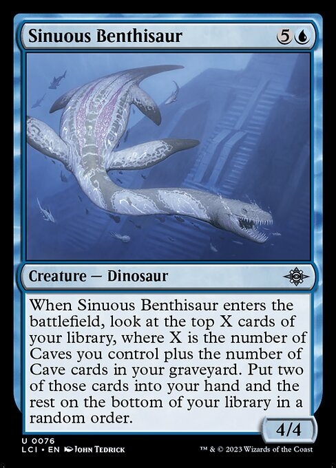 Sinuous Benthisaur - The Lost Caverns of Ixalan-(076)