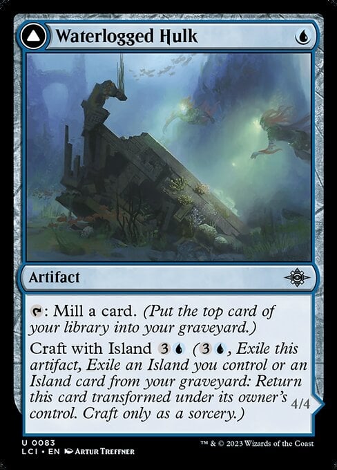 Waterlogged Hulk // Watertight Gondola - The Lost Caverns of Ixalan-(083)