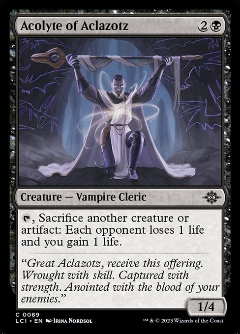 Acolyte of Aclazotz - The Lost Caverns of Ixalan-(089)