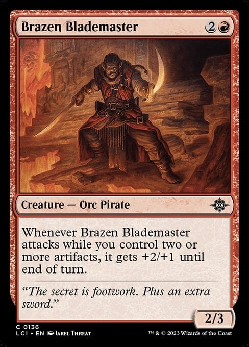 Brazen Blademaster - The Lost Caverns of Ixalan-(136)