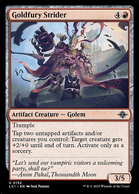 Goldfury Strider - The Lost Caverns of Ixalan-(152)