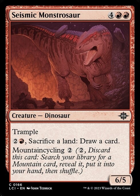 Seismic Monstrosaur - The Lost Caverns of Ixalan-(166)