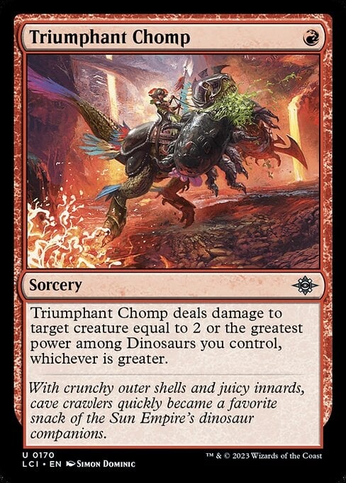 Triumphant Chomp - The Lost Caverns of Ixalan-(170)