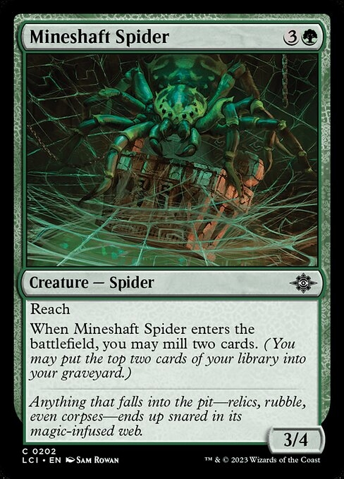 Mineshaft Spider - The Lost Caverns of Ixalan-(202)
