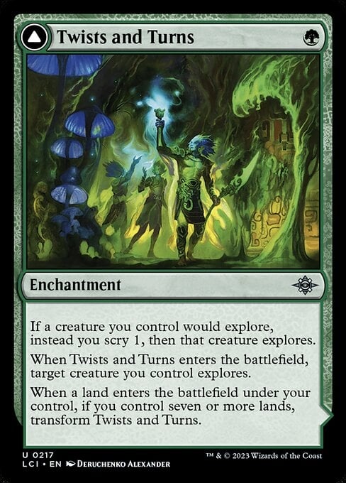Twists and Turns // Mycoid Maze - The Lost Caverns of Ixalan-(217)