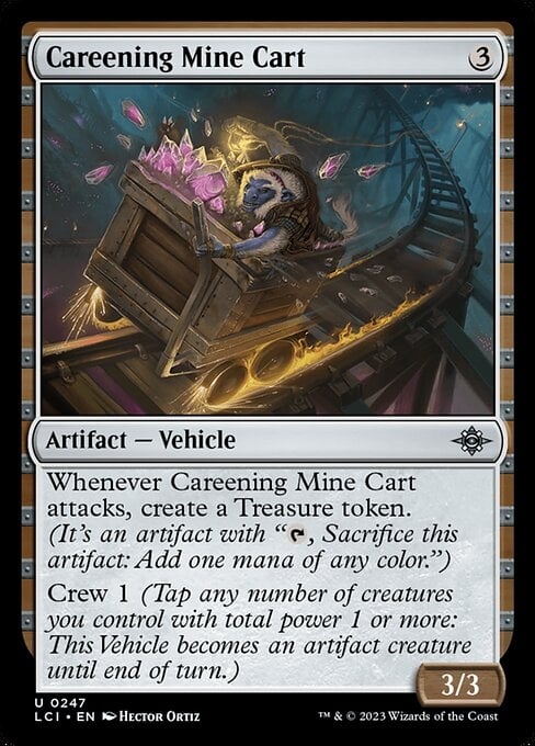 Careening Mine Cart - The Lost Caverns of Ixalan-(247)