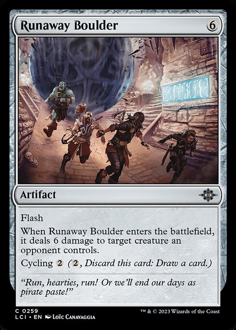 Runaway Boulder - The Lost Caverns of Ixalan-(259)