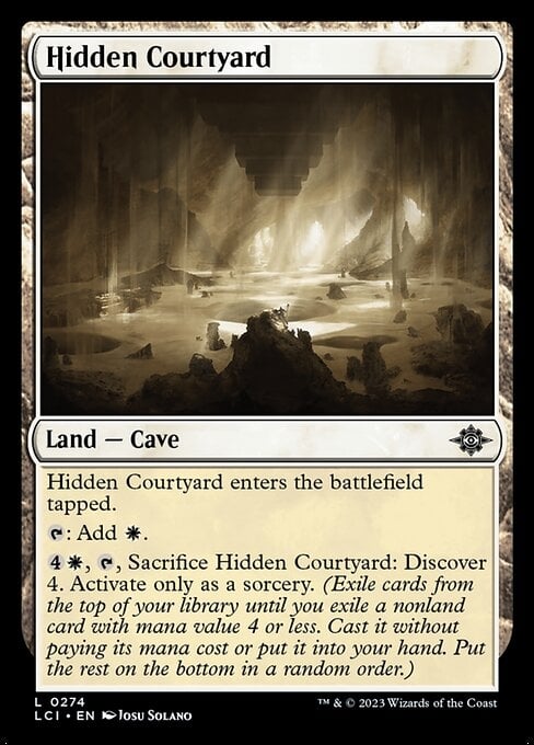 Hidden Courtyard - The Lost Caverns of Ixalan-(274)