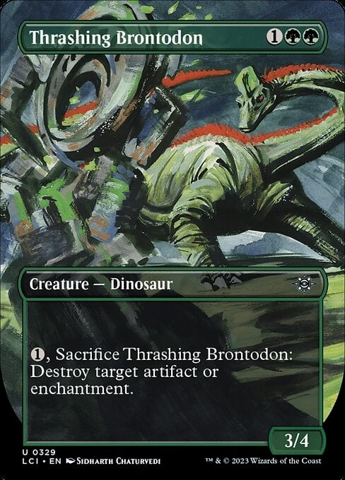 Thrashing Brontodon - The Lost Caverns of Ixalan-(329)