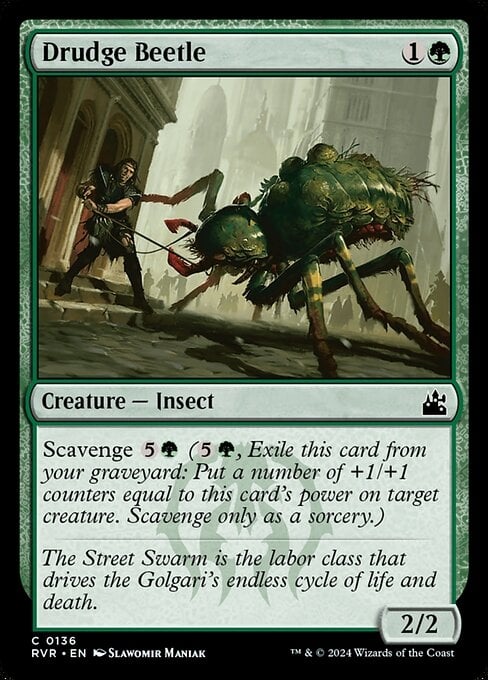 Drudge Beetle - Ravnica Remastered-(136)
