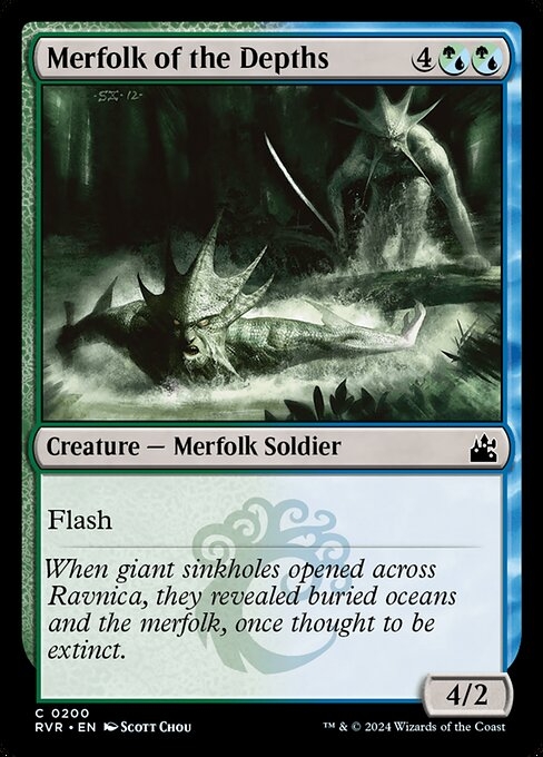 Merfolk of the Depths - Ravnica Remastered-(200)
