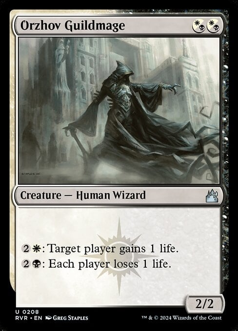 Orzhov Guildmage - Ravnica Remastered-(208)