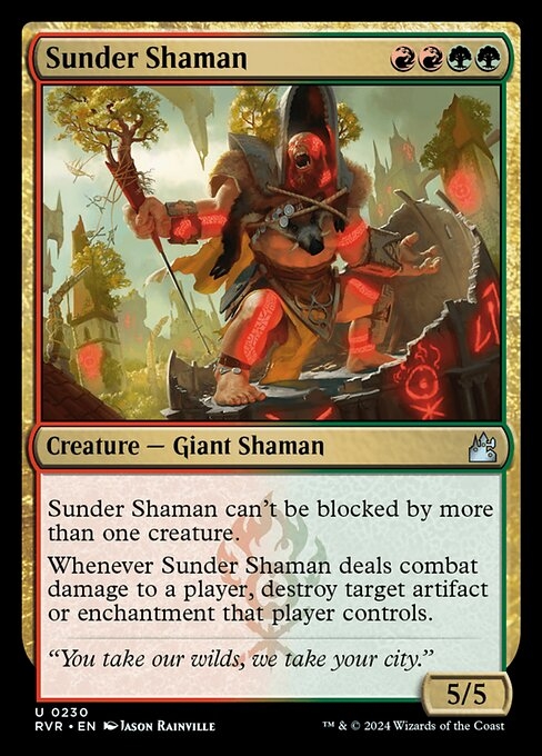Sunder Shaman - Ravnica Remastered-(230)