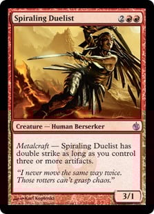 Spiraling Duelist - Mirrodin Besieged-(076)
