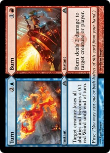 Turn // Burn - Dragon's Maze-(134)-(Foil)
