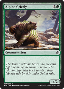 Alpine Grizzly - Khans of Tarkir-(127)