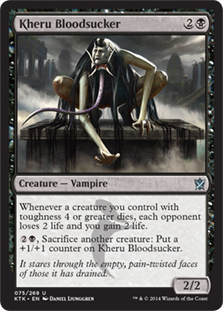 Kheru Bloodsucker - Khans of Tarkir-(075)