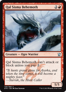 Qal Sisma Behemoth - Dragons of Tarkir-(149)