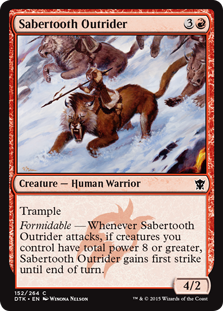 Sabertooth Outrider - Dragons of Tarkir-(152)