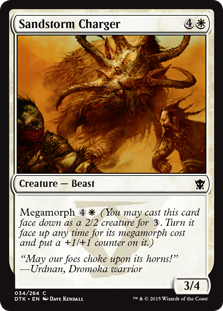 Sandstorm Charger - Dragons of Tarkir-(034)