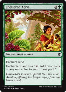 Sheltered Aerie - Dragons of Tarkir-(206)