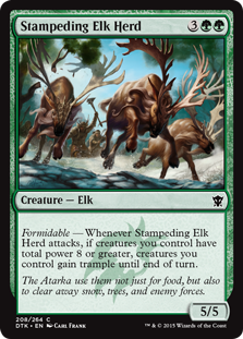 Stampeding Elk Herd - Dragons of Tarkir-(208)