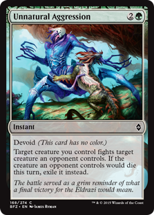 Unnatural Aggression - Battle for Zendikar-(168)