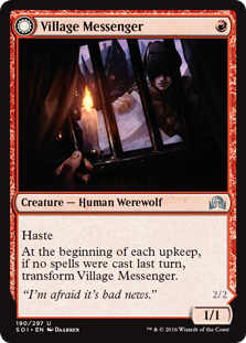 Village Messenger // Moonrise Intruder - Shadows over Innistrad-(190)