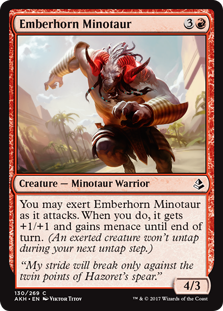 Emberhorn Minotaur - Amonkhet-(130)