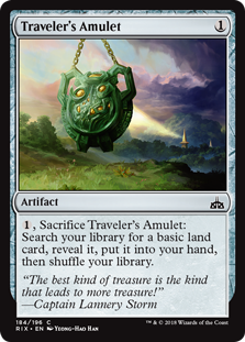 Traveler's Amulet - Rivals of Ixalan-(184)